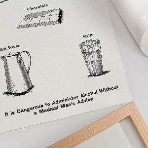 Retro poszter Bezpečné stimulanty