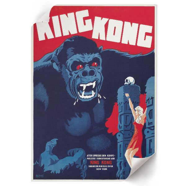 Retro plakát King Kong