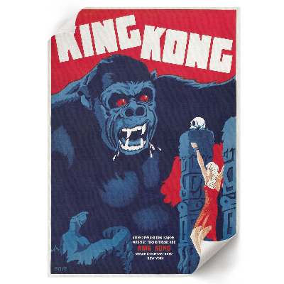 Retro plakát King Kong