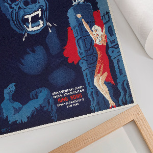 Retro plakát King Kong
