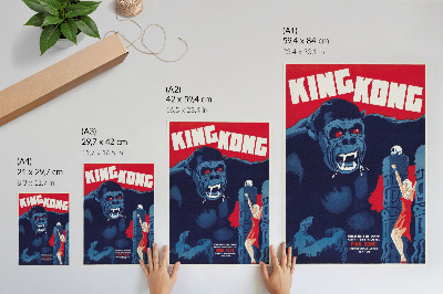 Retro plakát King Kong