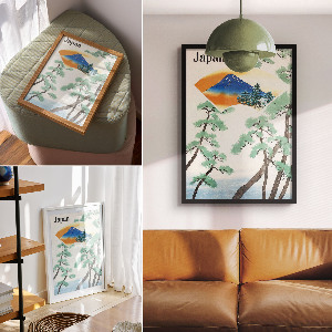 Vintage poszter Železniční plakát