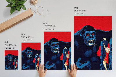 Retro plakát King Kong