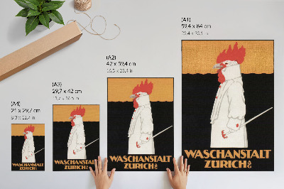 Poszter kép Waschanstalt Curych