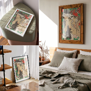 Vintage poszter Únor 1909