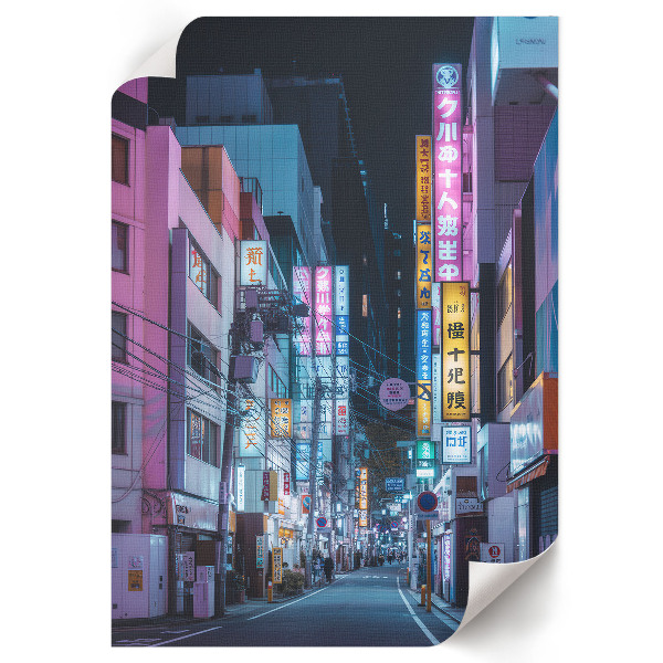 Retro poszter Ulice v Japonsku