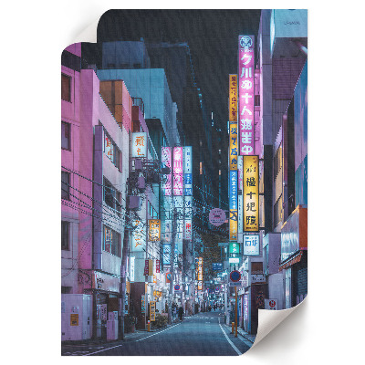 Retro poszter Ulice v Japonsku