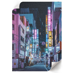 Retro poszter Ulice v Japonsku