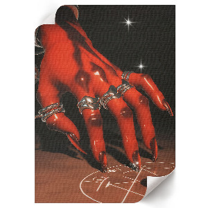 Retro plakát Ďáblova ruka