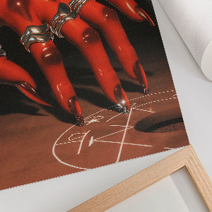 Retro plakát Ďáblova ruka