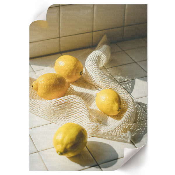 Vintage poszter Citrony v síti