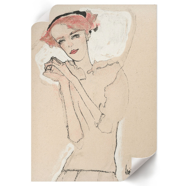 Retro poszter Portrét ženy I.