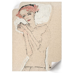 Retro poszter Portrét ženy I.