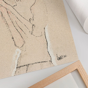 Retro poszter Portrét ženy I.