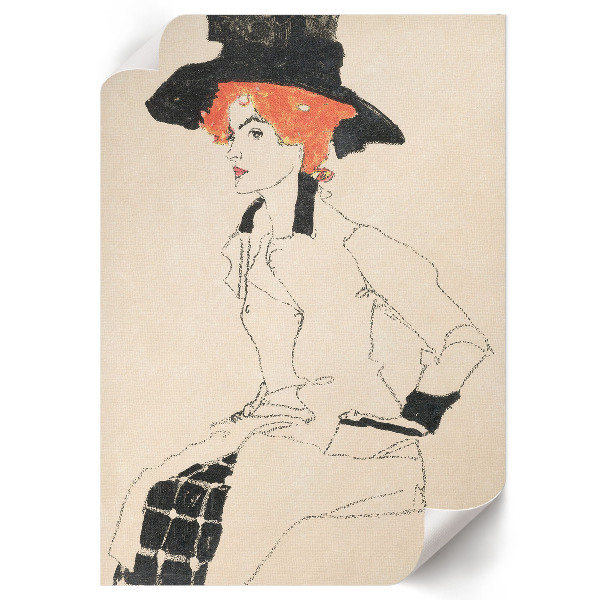 Retro plakát Portrét ženy II