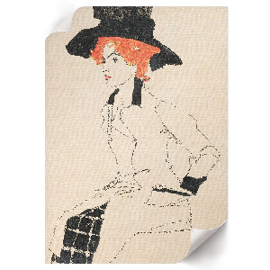 Retro plakát Portrét ženy II