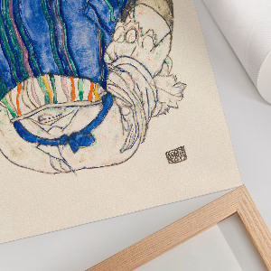 Vintage poszter Sedící žena