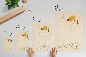 Retro poszter Dvě ženy objímající se