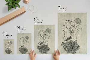 Retro plakát Grafická práce