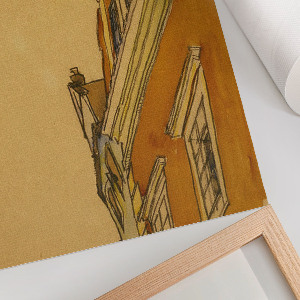 Vintage poszter Dům v Krumau