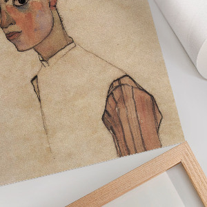 Retro plakát Egonův autoportrét