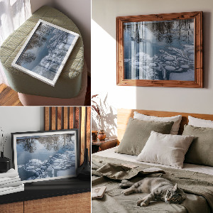 Fali poszter Ledová abstrakce