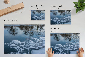 Fali poszter Ledová abstrakce