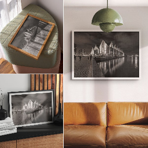 Poszter nyomtatás Město v noci