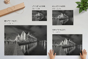 Poszter nyomtatás Město v noci