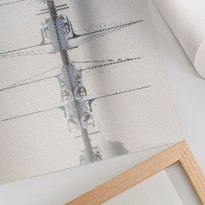 Poszter nyomtatás Jachty na vodě