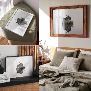 Plakát Vodní chatrč