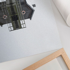 Plakát Vodní chatrč