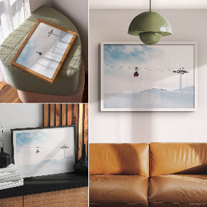 Fali poszter Zimní krajina