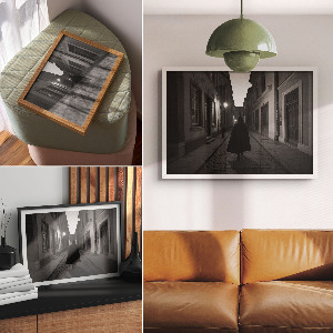 Poszter Černobílý pohled