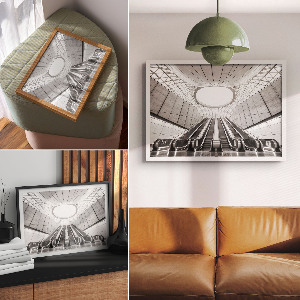 Fali poszter Futuristická architektura