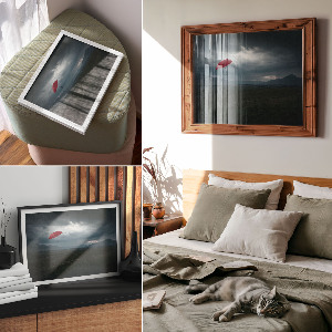 Plakát Létající deštník