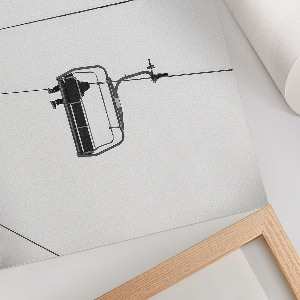 Poszter nyomtatás Zimní vlak