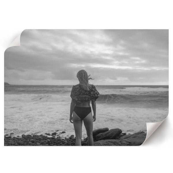 Fali poszter Žena u vody