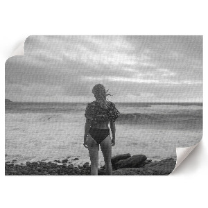 Fali poszter Žena u vody