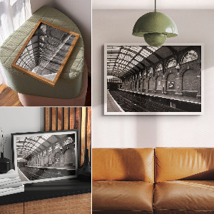 Plakát Klasické vlakové nádraží