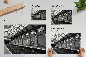 Plakát Klasické vlakové nádraží