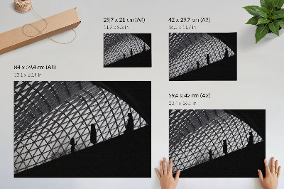Poszter nyomtatás — Architektúra témájú illusztráció
