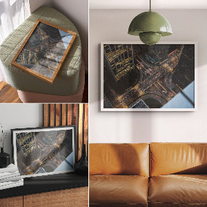 Fali poszter Městský hluk