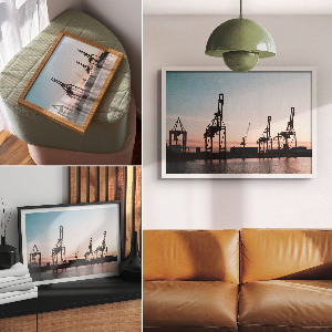 Poszter nyomtatás Průmyslový přístav