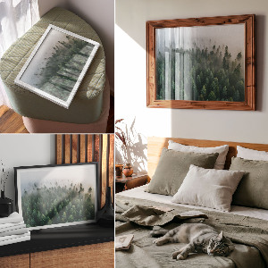 Fali poszter Tajemný les