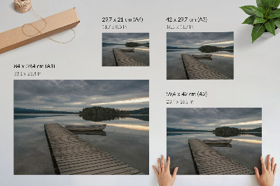 Plakát „Jezero míru”