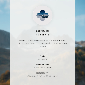 Plakát Mlžná příroda