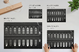 Poszter Černobílý odraz