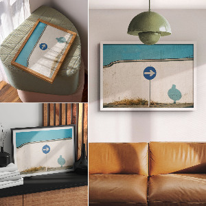 Fali poszter Městská atmosféra