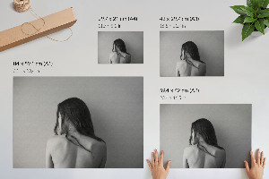 Plakát Černá a bílá silueta